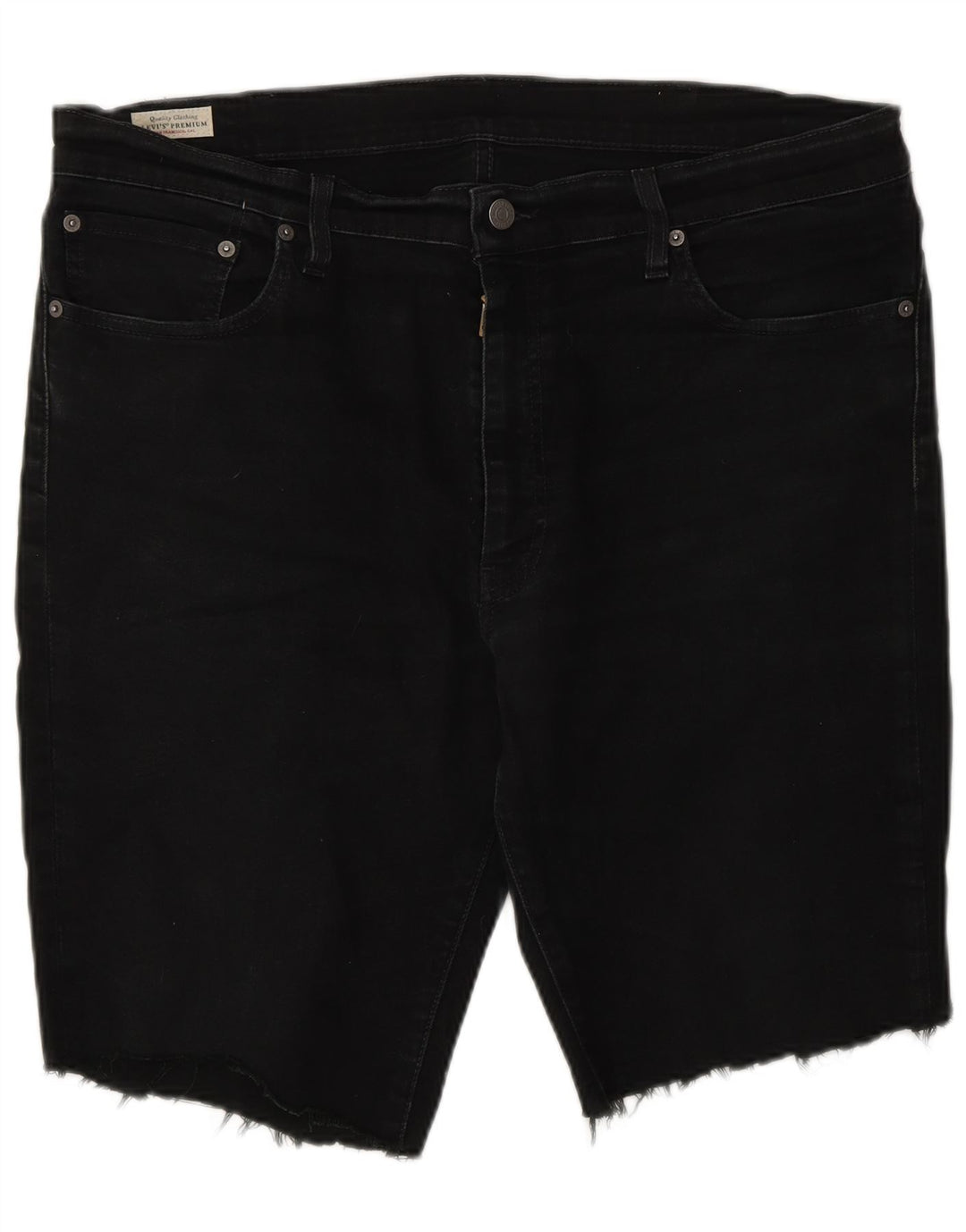 Pantaloncini di jeans Levi's 511 da uomo W38 XL in cotone nero
