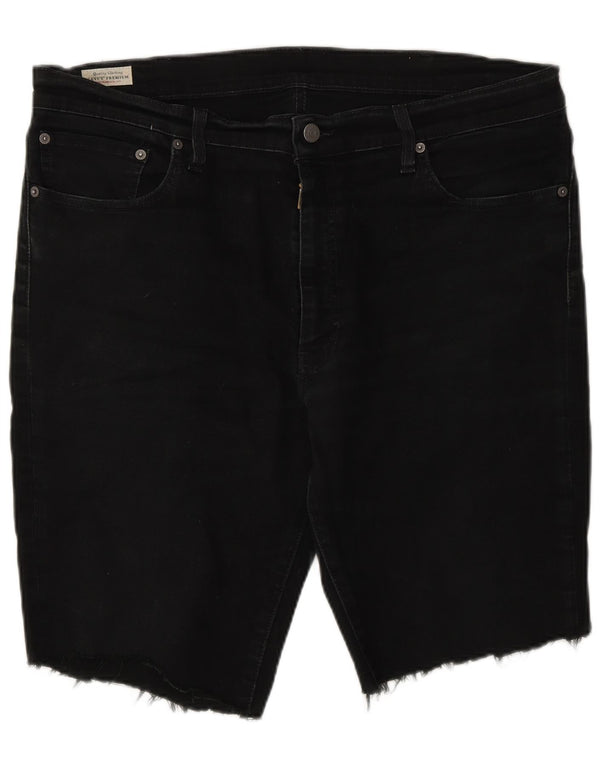 Pantaloncini di jeans Levi's 511 da uomo W38 XL in cotone nero