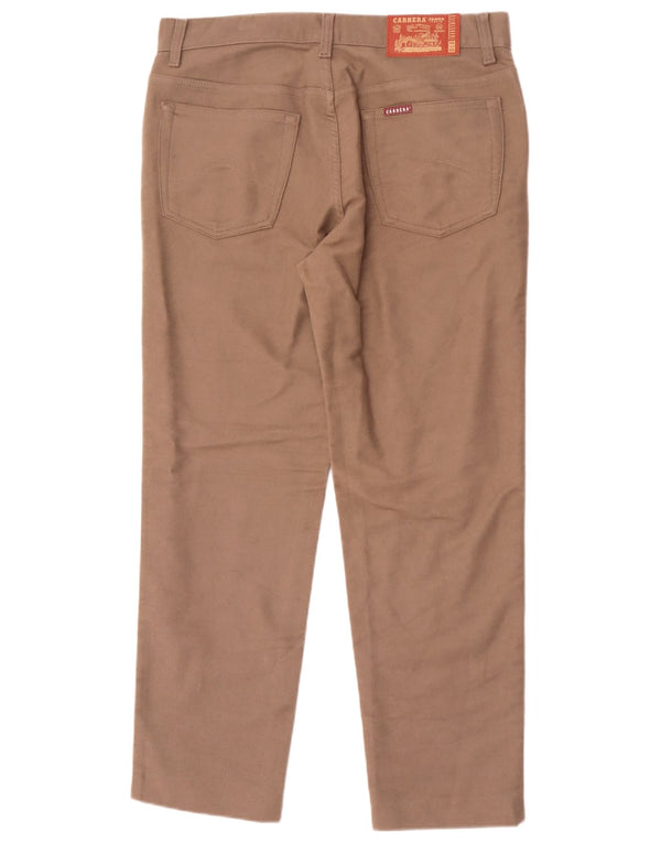 Pantaloni casual dritti da uomo Carrera 700 IT 50 Large W34 L29 Cotone marrone