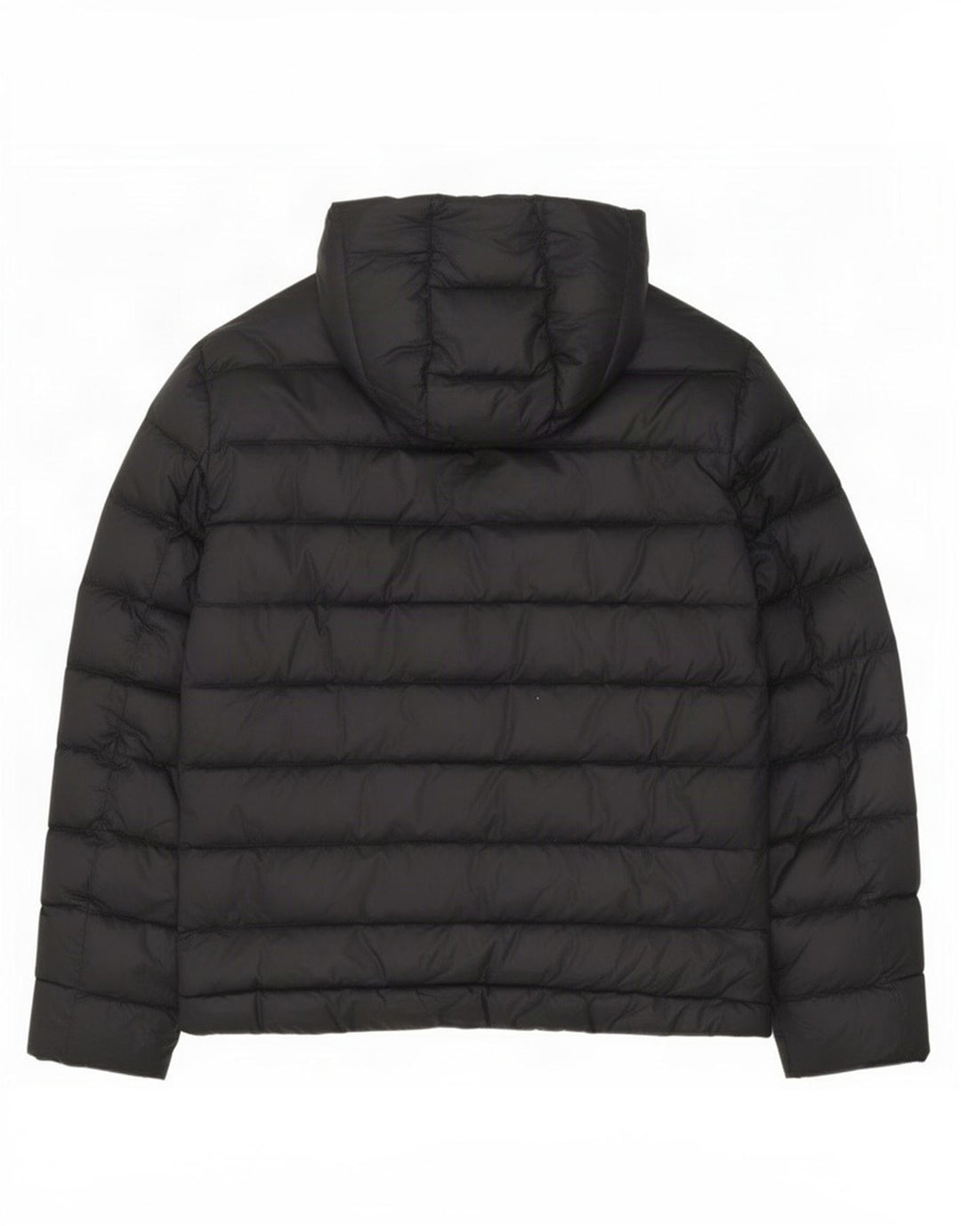 Giacca imbottita con cappuccio da donna Blauer UK 18 XL nera in poliammide