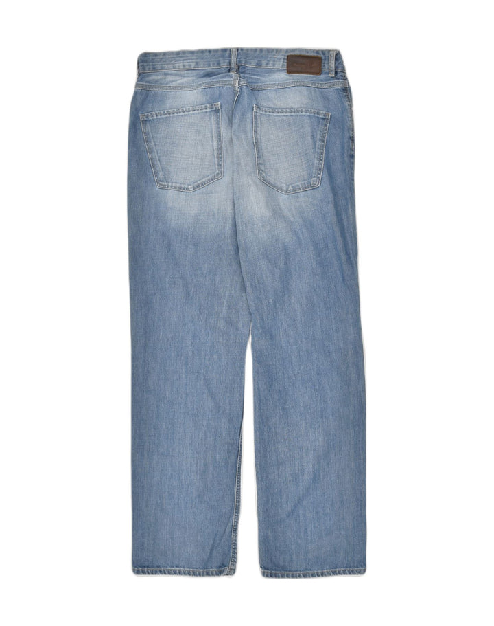 MASSIMO DUTTI Womens Straight Jeans W36 L32  Blue Cotton | Vintage Massimo Dutti | Thrift | Second-Hand Massimo Dutti | Used Clothing | Messina Hembry 