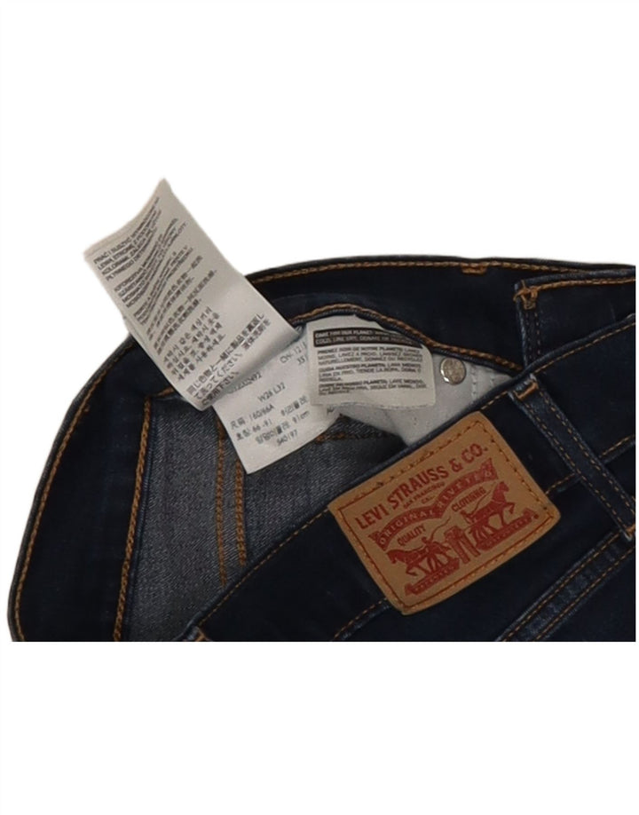 Jeans Levi's 715 Bootcut da donna W26 L27 in cotone blu navy