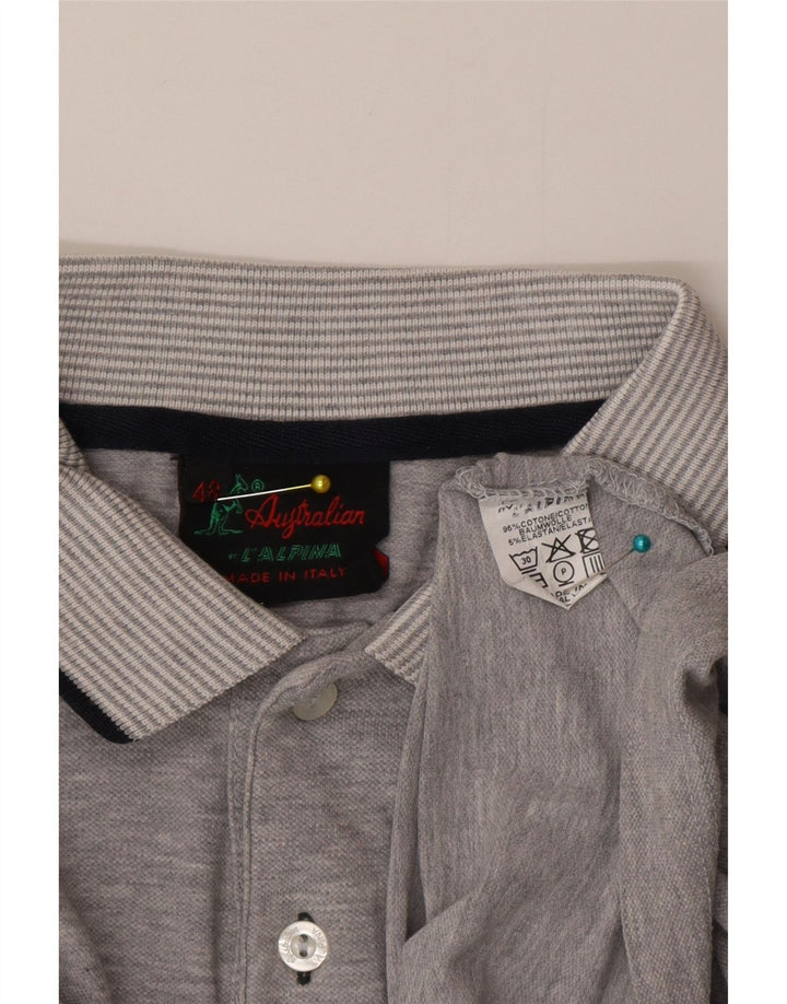 Polo Uomo AUSTRALIAN L'ALPINA IT 48 Cotone Grigio Medio
