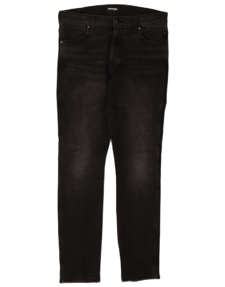 Jeans Wrangler Larston Slim da uomo W32 L32 cotone nero