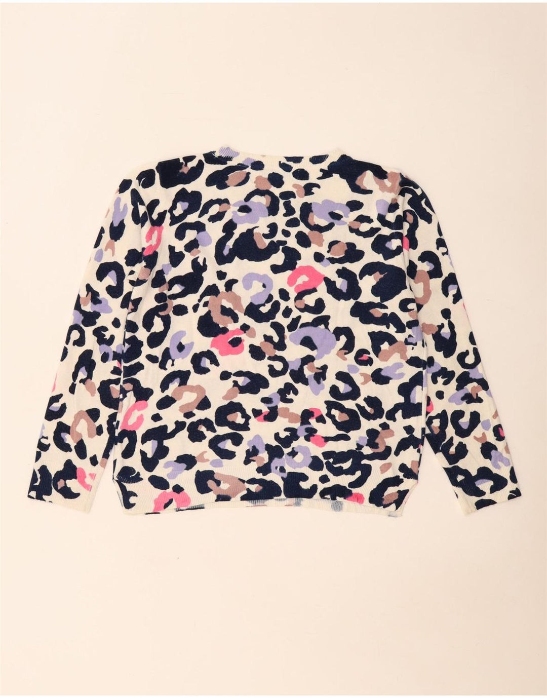 Maglione maglione con scollo a barca da donna Marks & Spencer UK 14 grande bianco sporco