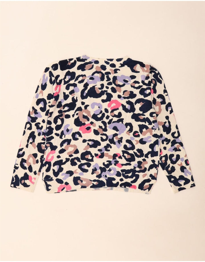 Maglione maglione con scollo a barca da donna Marks & Spencer UK 14 grande bianco sporco