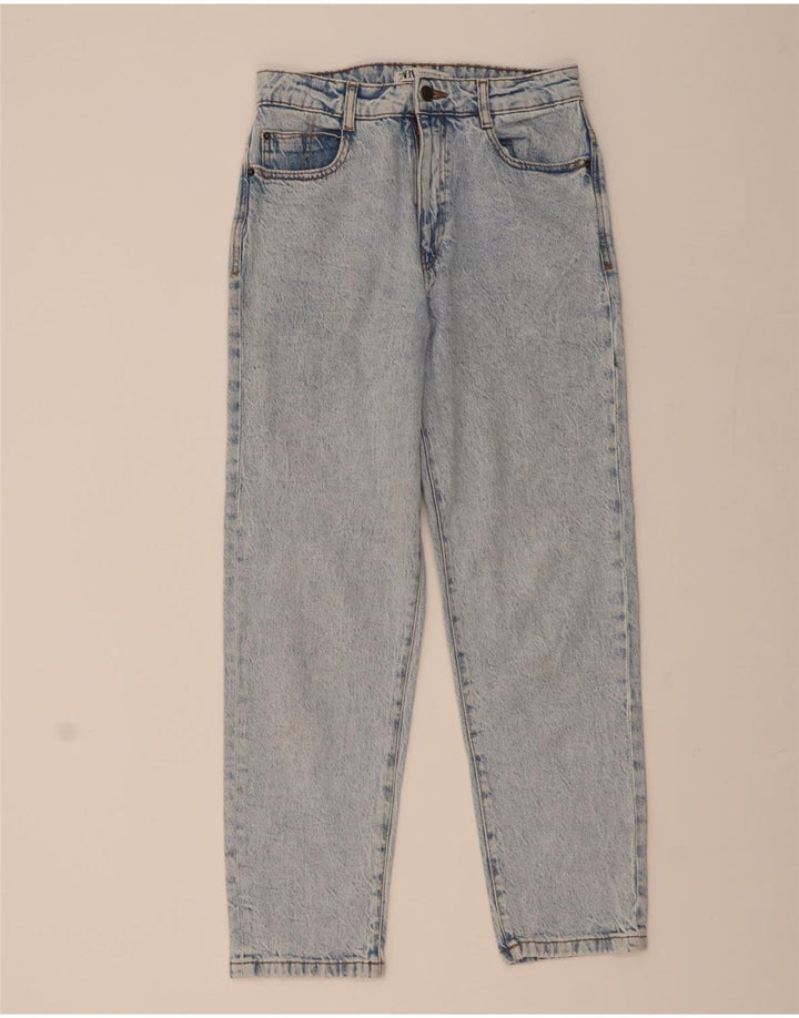 Jeans affusolati da donna ZARA EU 38 Small W28 L28 Blu
