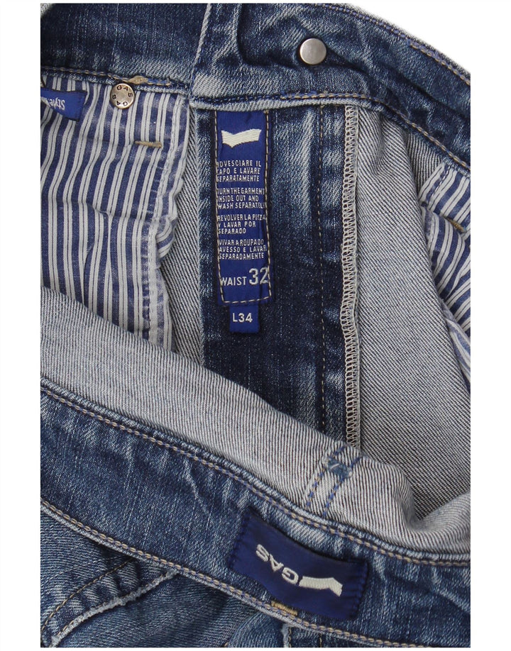Jeans slim da uomo Gas W32 L34 Blu