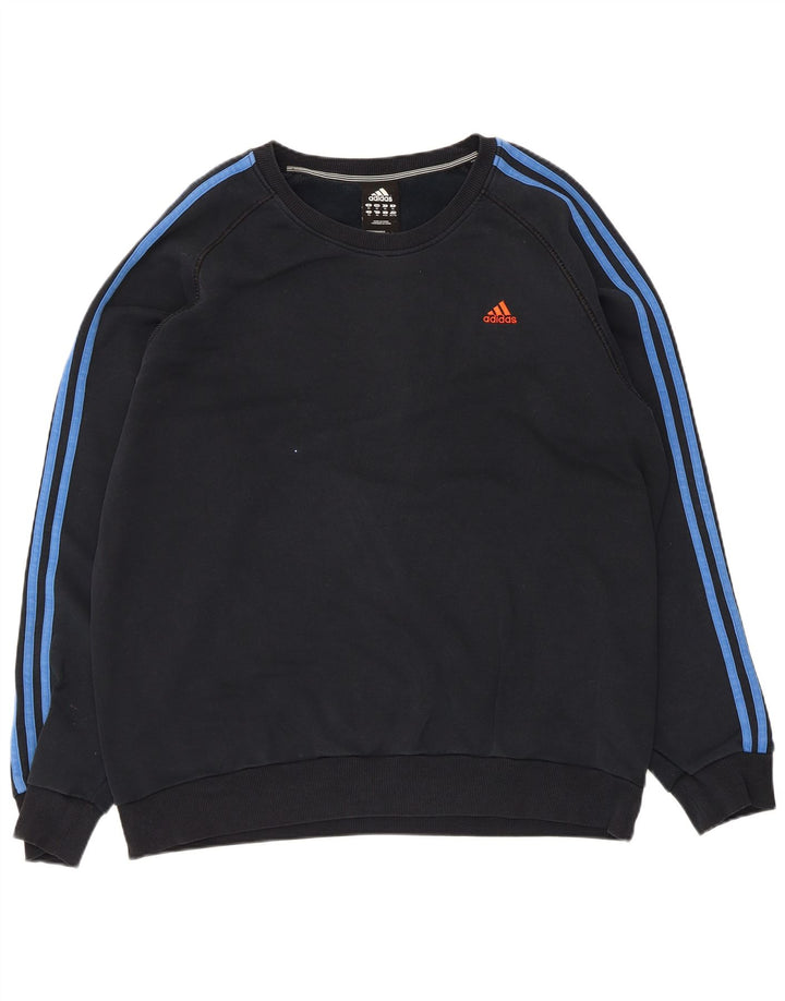 Felpa da uomo Adidas Jumper XL in cotone nero