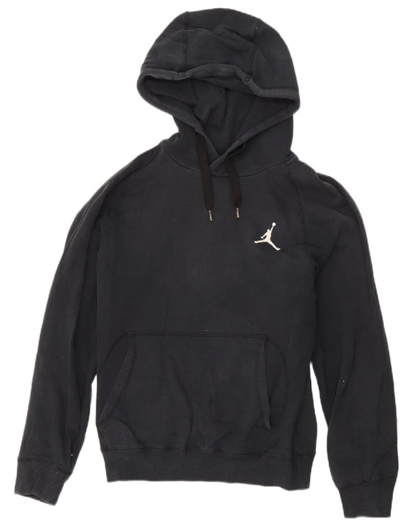 Felpa con cappuccio da uomo Jordan Small in cotone blu navy