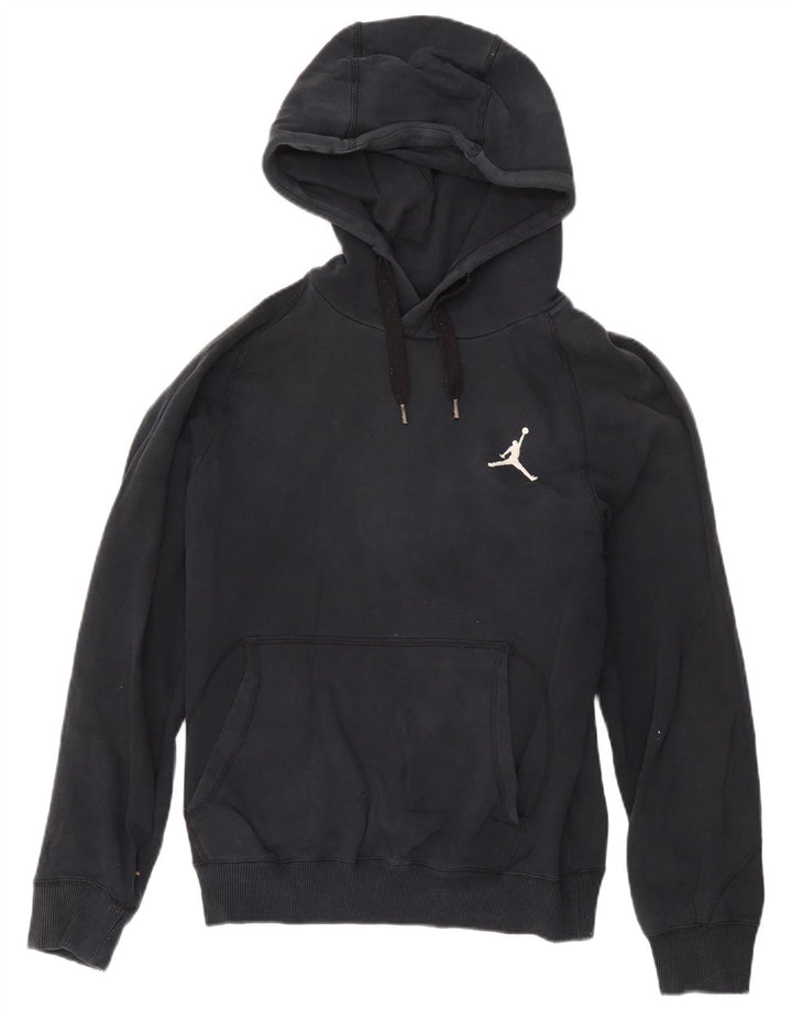 Felpa con cappuccio da uomo Jordan Small in cotone blu navy