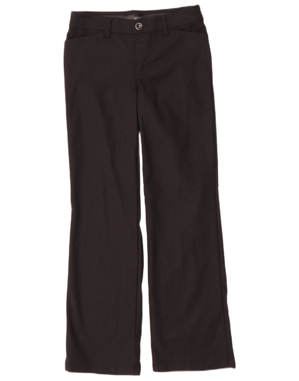Pantaloni casual dritti da donna a vita media, vestibilità regolare, LEE W28 L30 neri