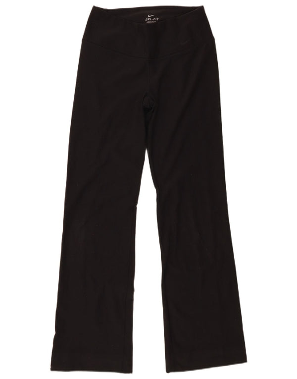 Leggings Nike Dri Fit Flare da donna UK 8 piccoli neri