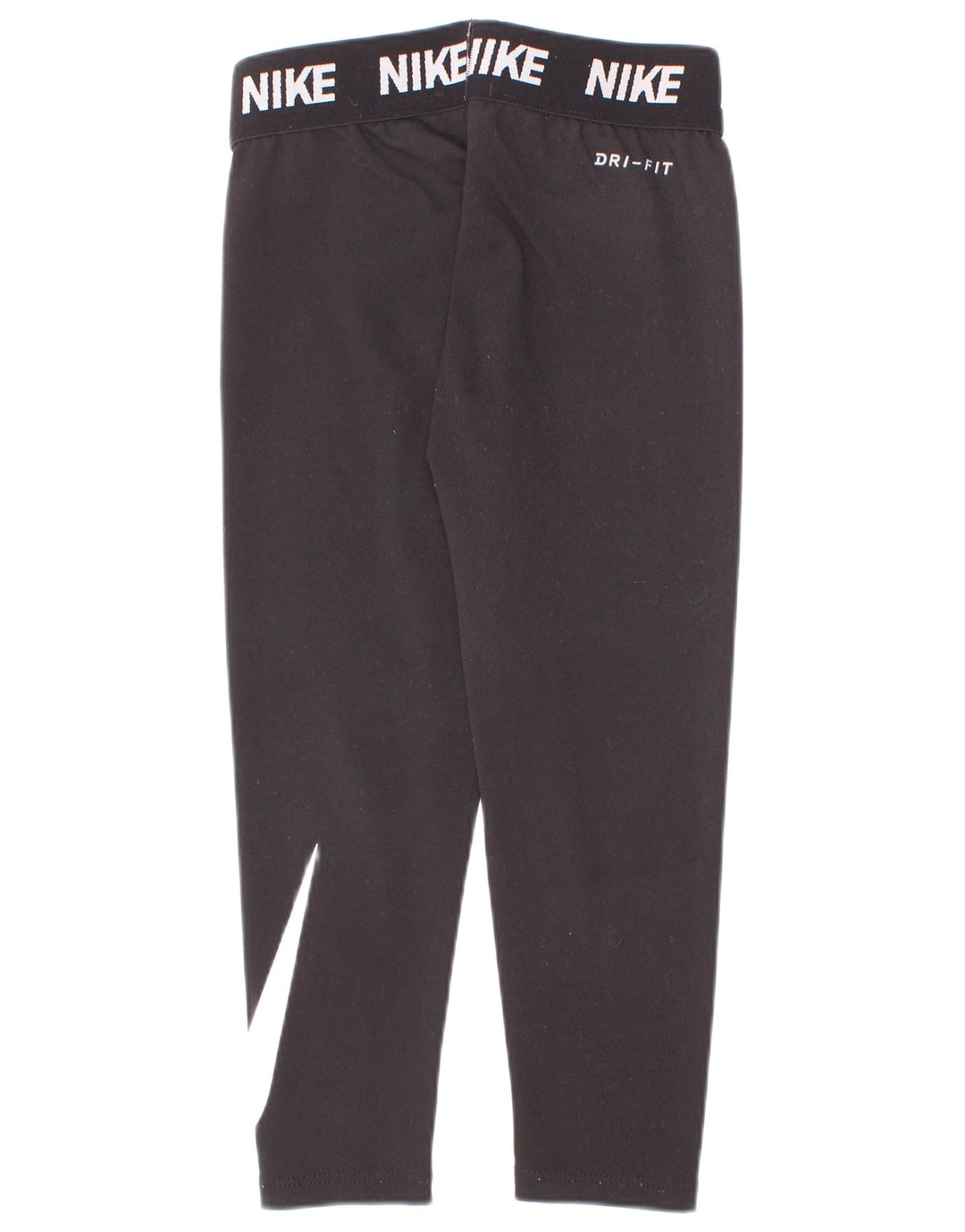 Leggings grafici Nike Dri Fit per ragazze 4-5 anni piccoli in poliestere nero