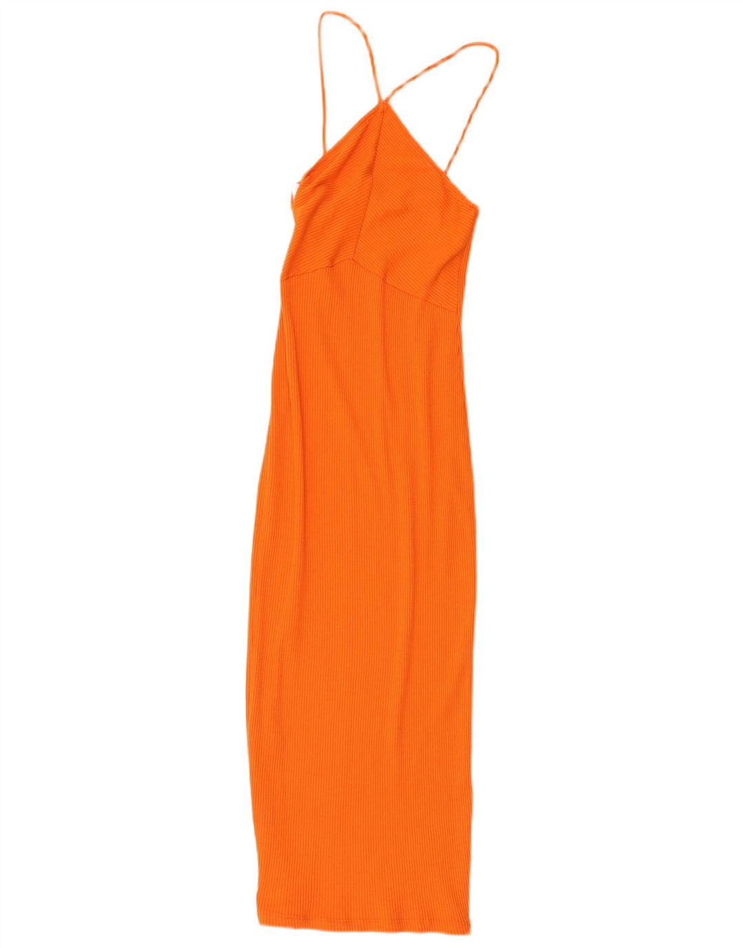 Vestito aderente da donna Zara UK 10 piccolo arancione