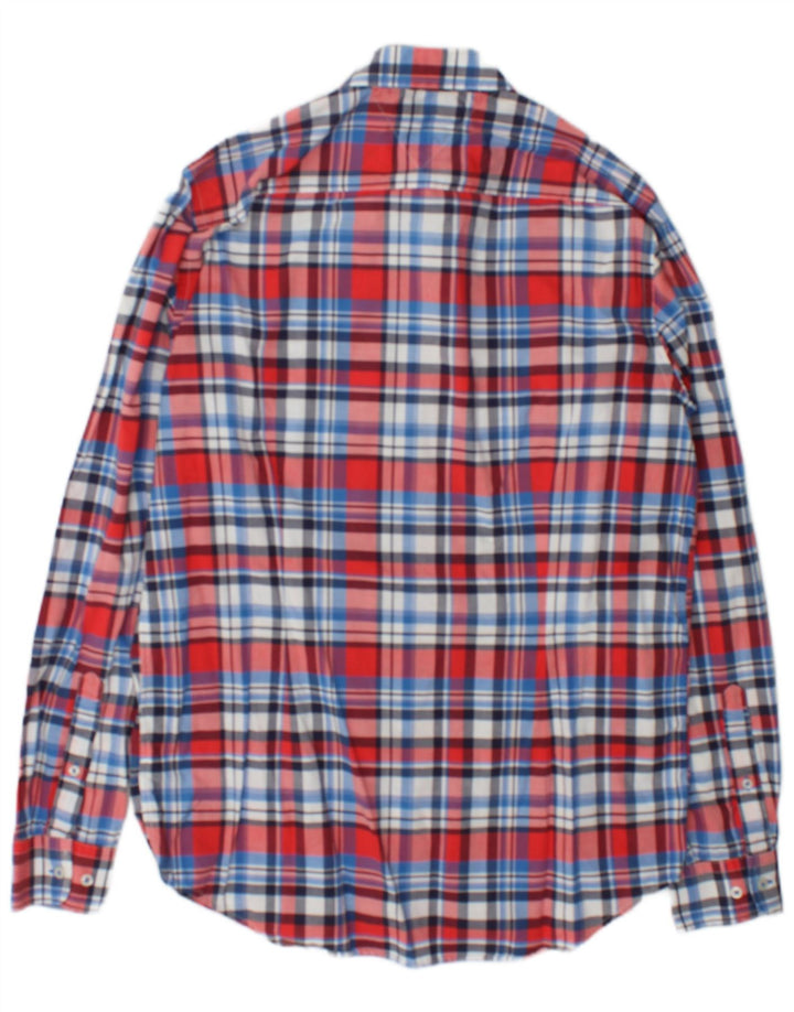 Camicia slim fit da uomo Tommy Hilfiger, cotone a quadri rossi grandi