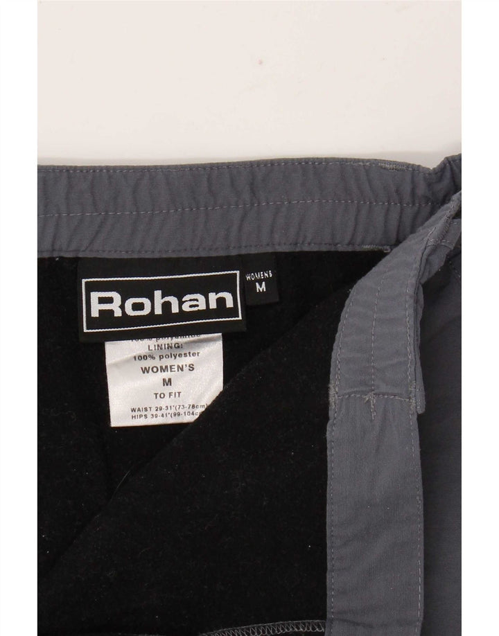 Pantaloni casual dritti da donna Rohan medi W30 L29 grigio poliammide