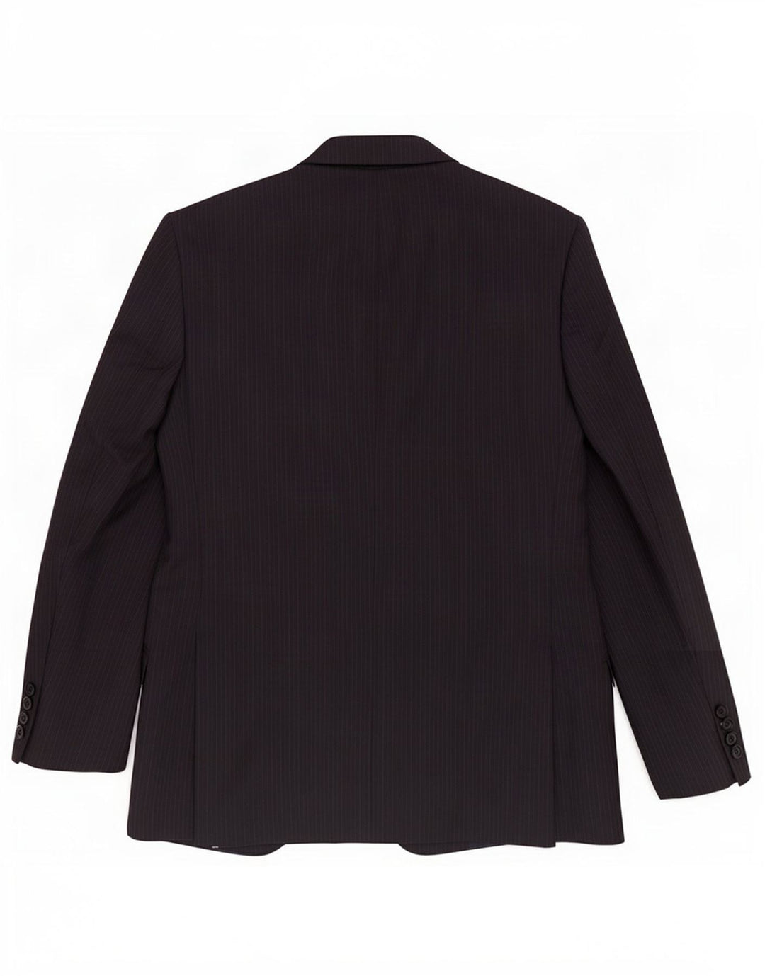 Giacca blazer a 2 bottoni da uomo Marks & Spencer UK 42 Large a righe blu navy
