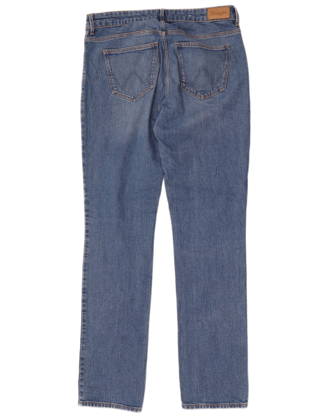 Jeans dritti da donna Wrangler W30 L32 cotone blu