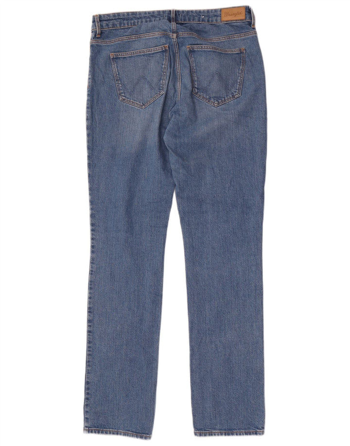Jeans dritti da donna Wrangler W30 L32 cotone blu