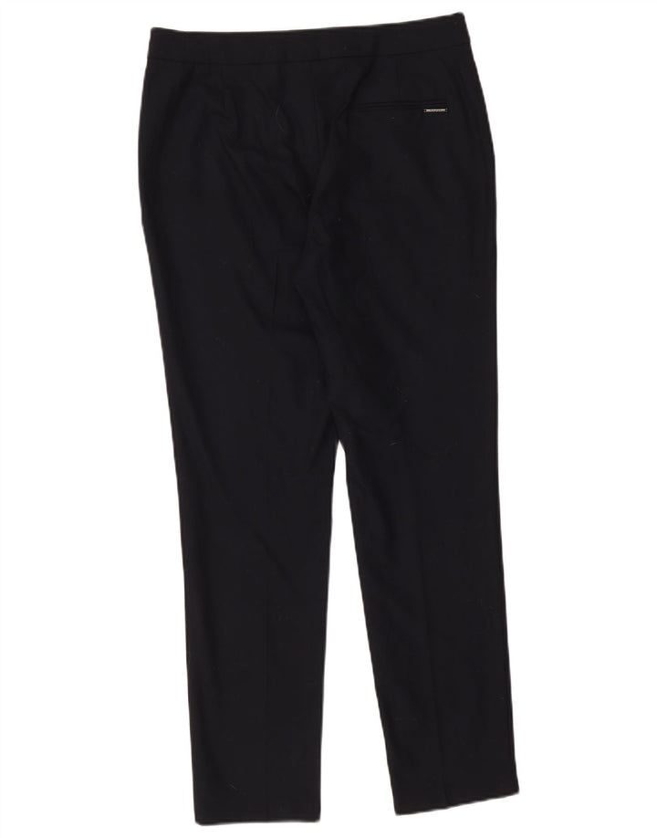 Pantaloni chino da donna Marks & Spencer UK 12 medi W32 L30 blu navy