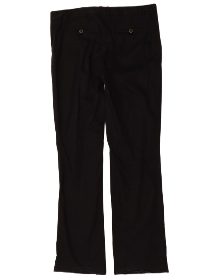 Pantaloni chino bootcut da donna Massimo Dutti W34 L32 cotone nero