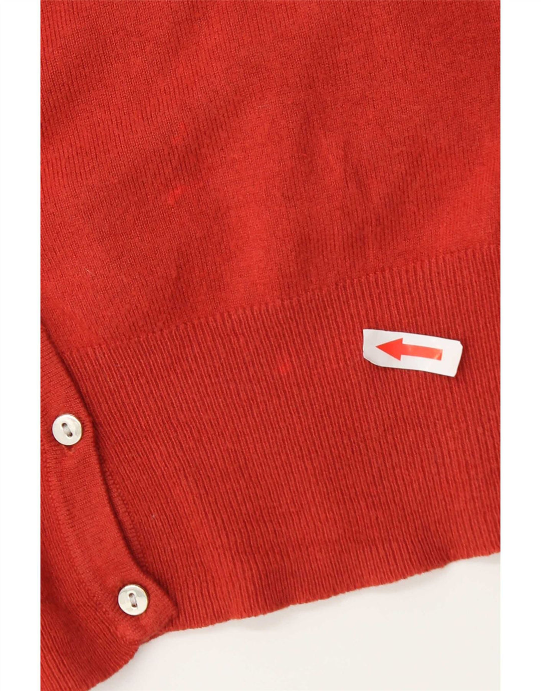 Maglione cardigan da donna Marks & Spencer UK 12 Viscosa rossa media