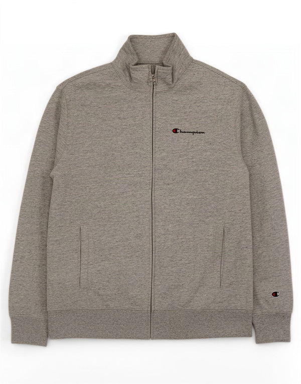 Giacca da tuta da uomo Champion in cotone chiazzato grigio medio