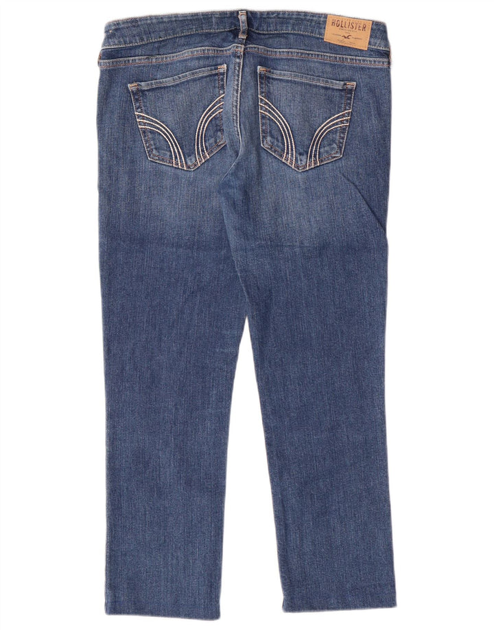 Jeans corti Hollister da donna US 7 medi W28 L24 Blu