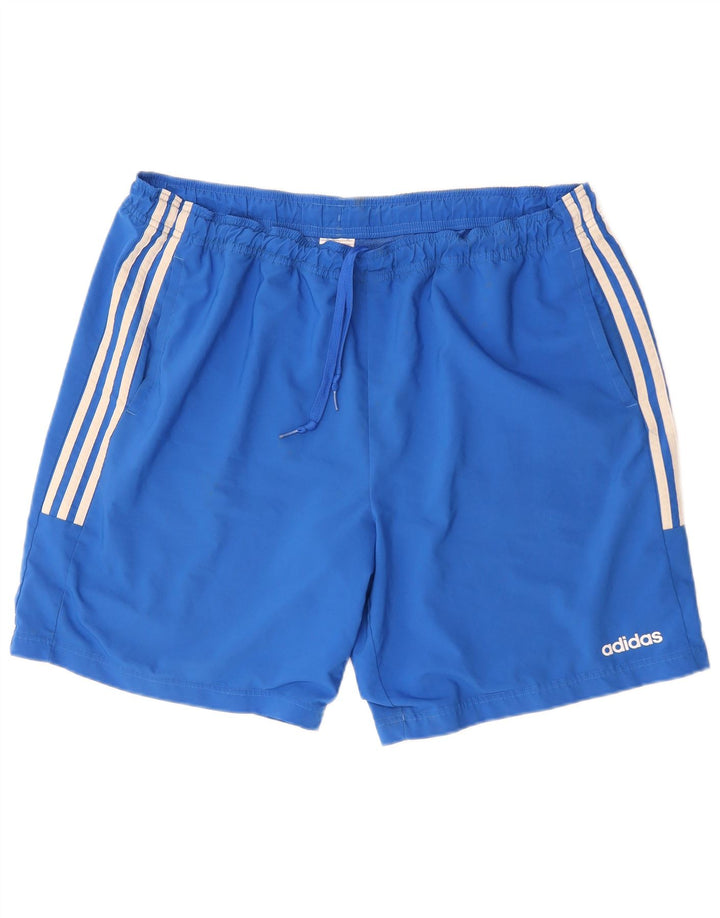 Pantaloncini sportivi da uomo Adidas XL blu poliestere