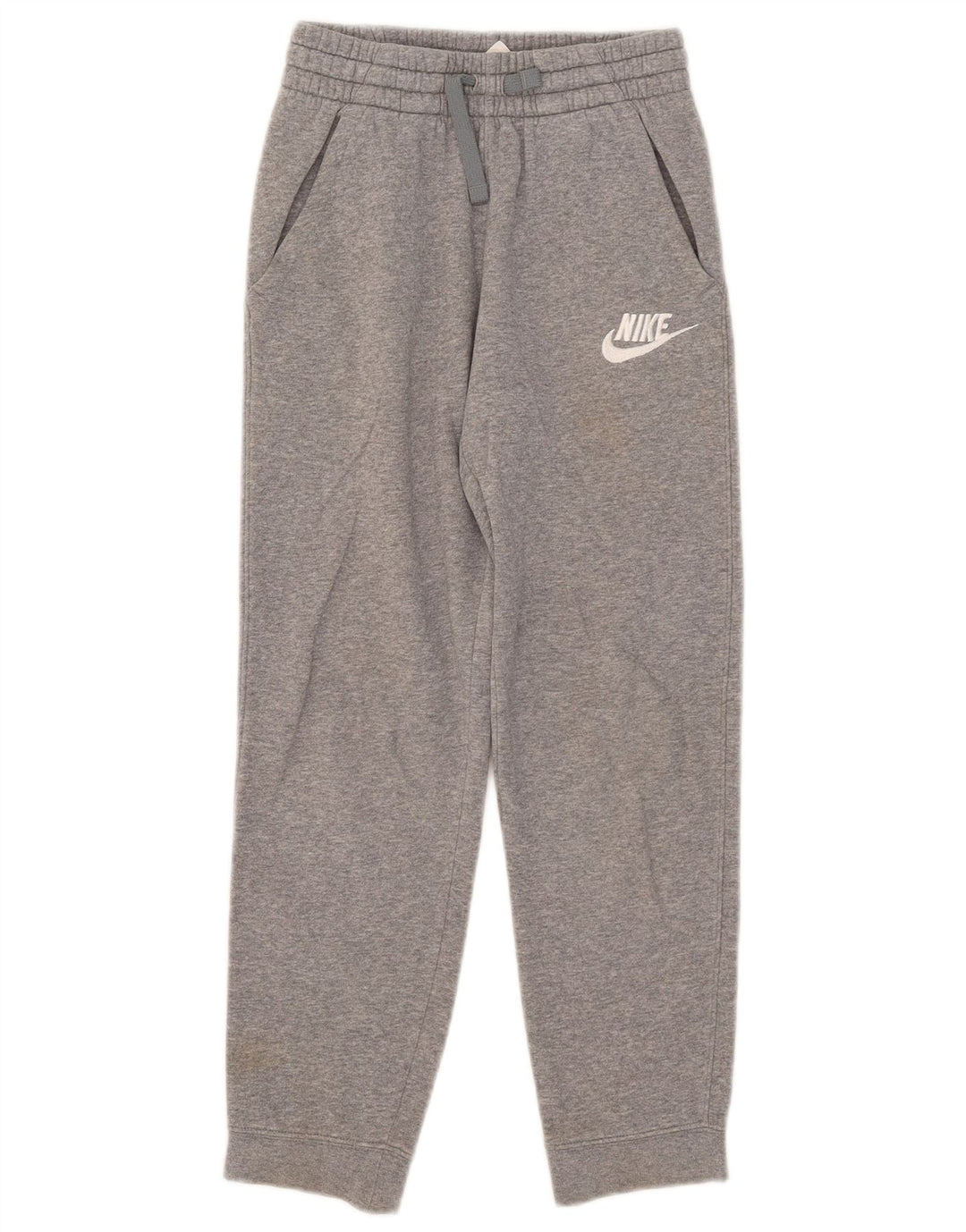 Pantaloni da tuta da ragazzo Nike Joggers 10-11 anni Cotone screziato grigio medio