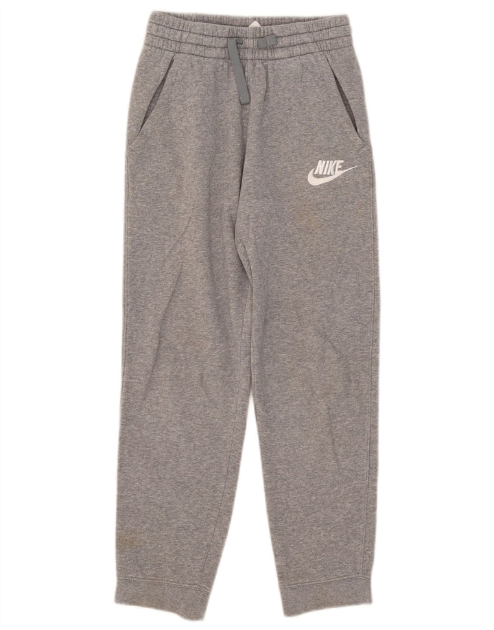 Pantaloni da tuta da ragazzo Nike Joggers 10-11 anni Cotone screziato grigio medio