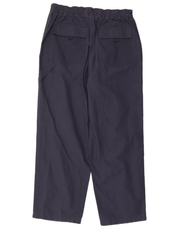 Pantaloni chino larghi da uomo Puma Large W32 L28 in cotone blu navy
