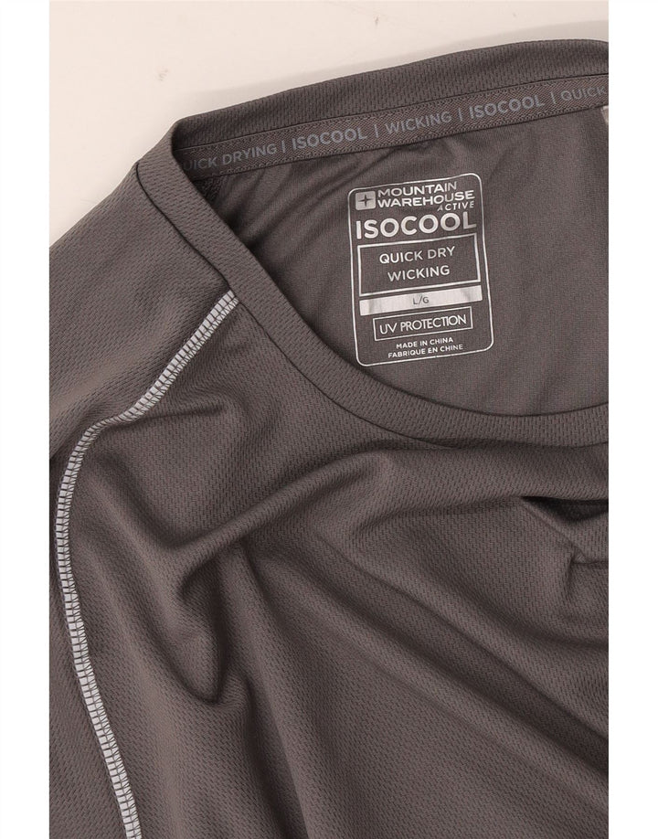 MOUNTAIN WAREHOUSE T-shirt IsoCool da uomo grande grigia
