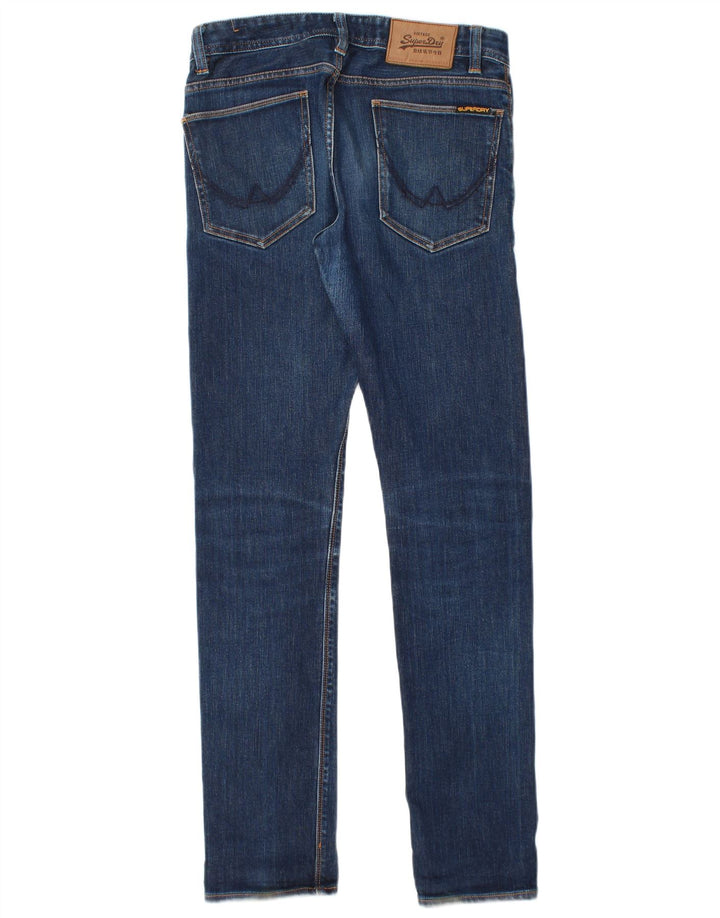 Jeans slim da uomo Superdry W28 L32 cotone blu