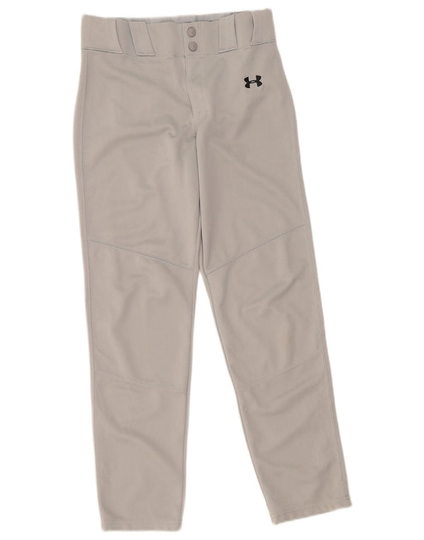 Pantaloni casual Under Armour da ragazzo Heat Gear 13-14 anni XL W30 L29 Grigio