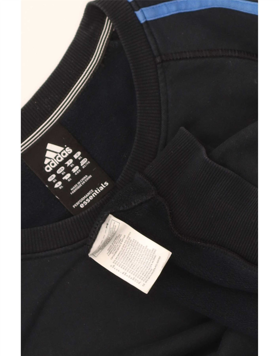 Felpa da uomo Adidas Jumper XL in cotone nero