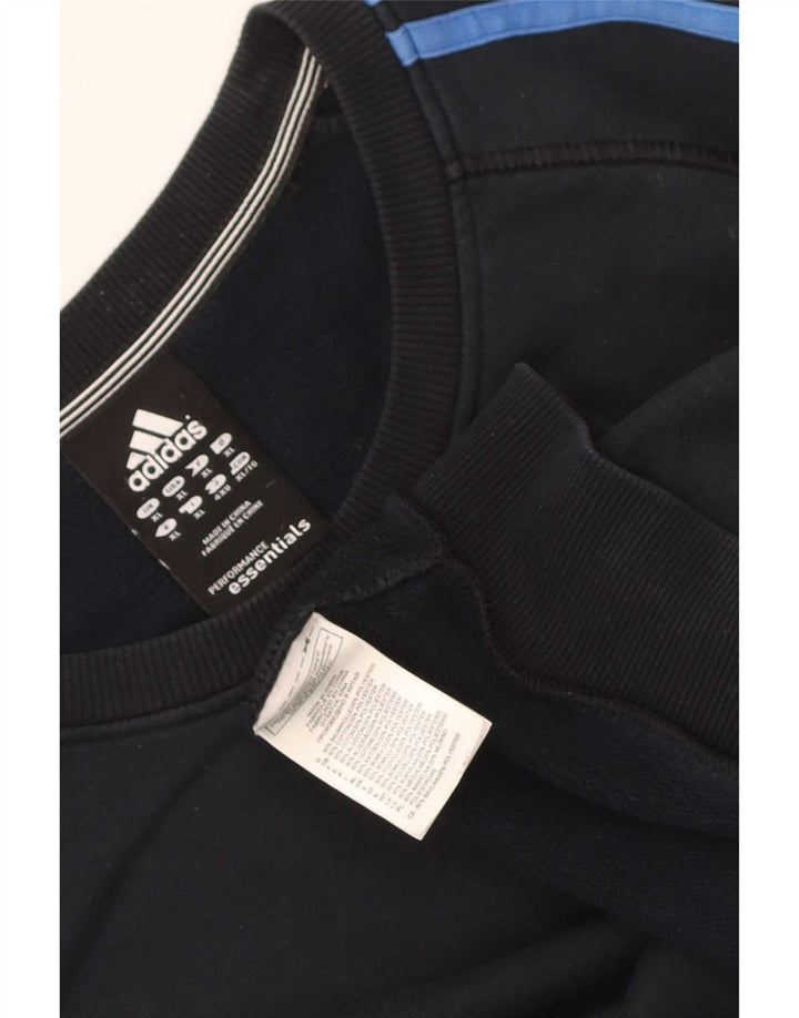 Felpa da uomo Adidas Jumper XL in cotone nero