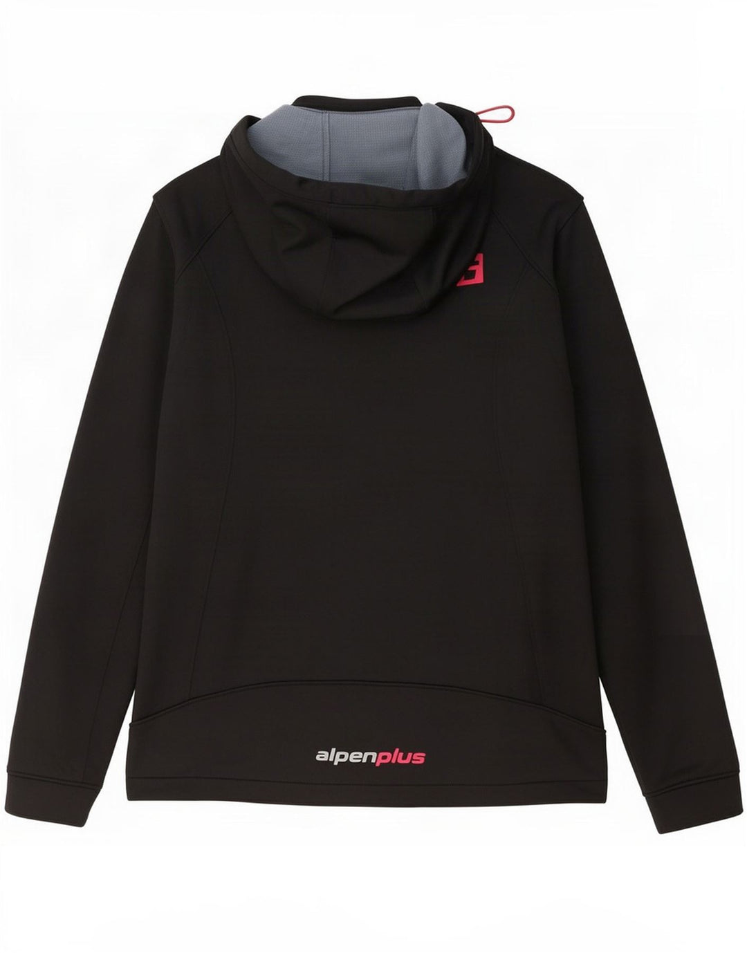Giacca a vento con cappuccio da donna Alpen Moden UK 18 XL poliestere nero