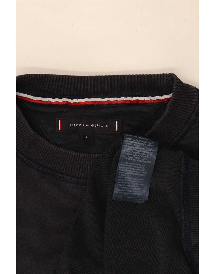 Tommy Hilfiger Uomo Felpa grafica Maglione medio blu navy a righe