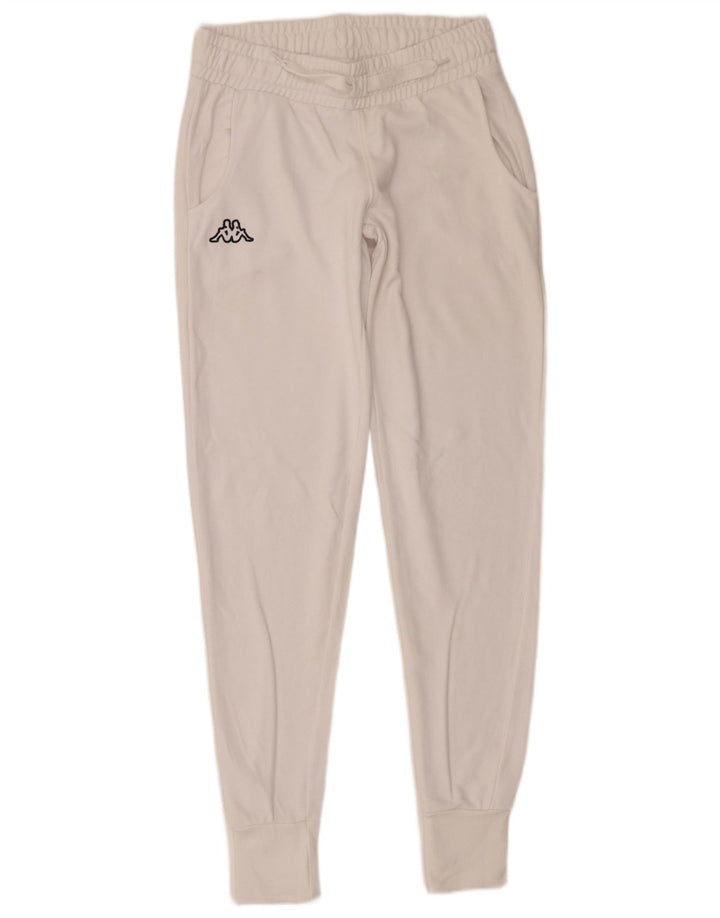 Pantaloni da tuta da donna Kappa Joggers UK 10 Small Bianco