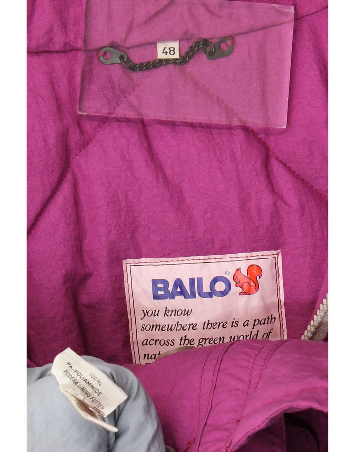 Giacca a vento con cappuccio Bailo Gore-Tex da uomo IT 48 Rosa medio Poliammide
