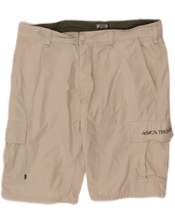 Pantaloncini cargo da uomo Asics IT 56 3XL W40 Cotone beige