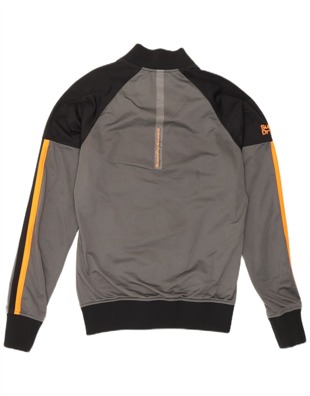 Giacca da tuta da uomo Superdry Small in poliestere color block grigio