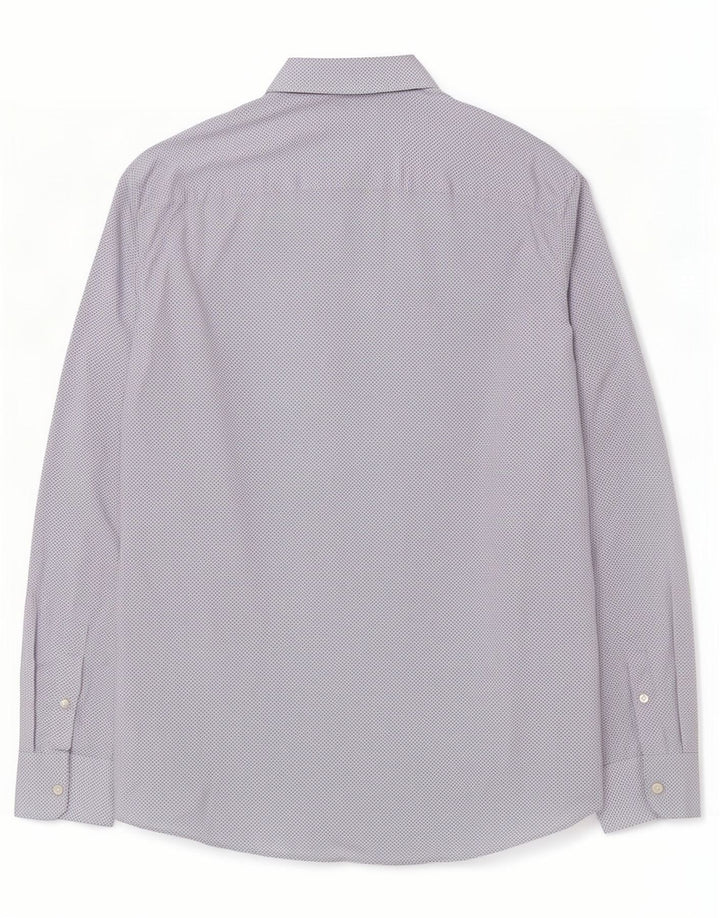 Camicia Benetton Uomo Blu Medio Maculato