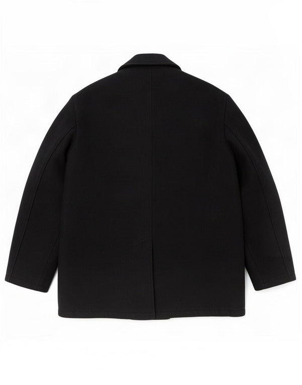 Cappotto da marinaio da uomo Carrera UK 42 XL Lana blu navy