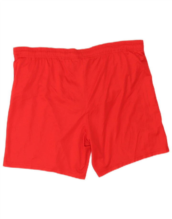 Pantaloncini sportivi Nike Dri Fit da uomo in poliestere rosso medio