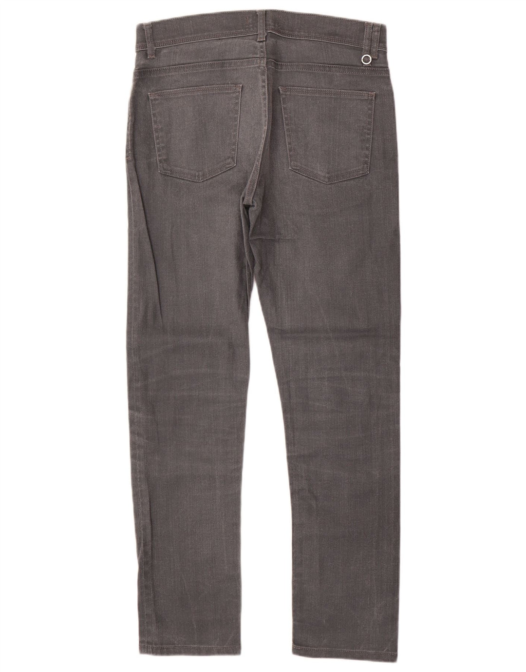 Jeans slim da uomo Zara EU 42 Large W32 L30 Cotone grigio