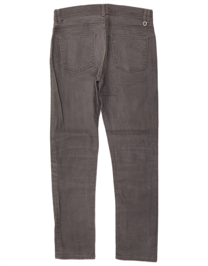 Jeans slim da uomo Zara EU 42 Large W32 L30 Cotone grigio