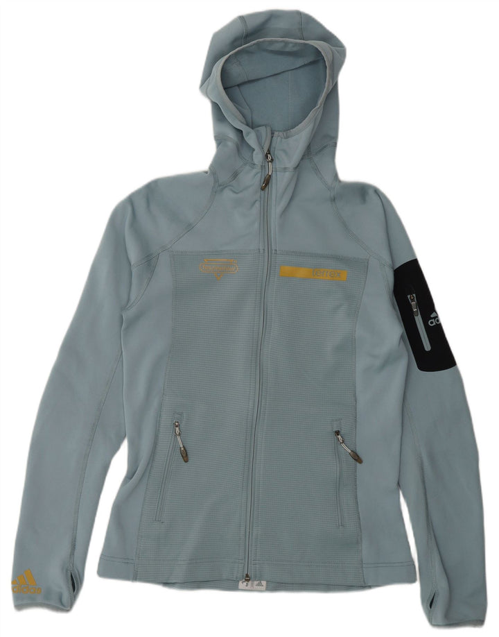 Giacca da tuta da donna Adidas Terrex UK 12 Colorblock blu medio
